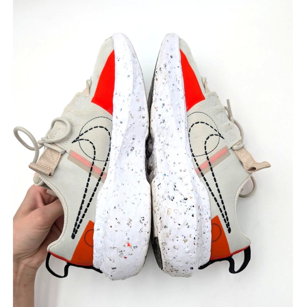 Nike Crater Impact Running Shoes Women's Light Bone/Bright Crimson Sz US9.5 EU41 - Picture 6 of 14